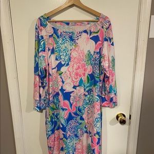 Lilly Pulitzer plus sized shirt dress